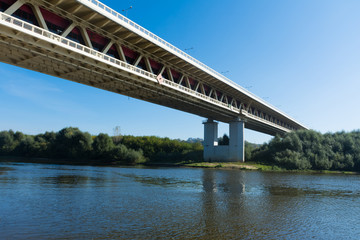 metro bridge in Nizhny Novgorod