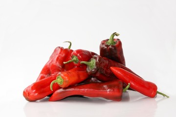 red peppers as wholesome vegetable