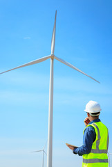 The work of wind turbine engineers