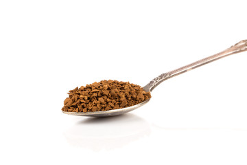 Pile of instant coffee grains