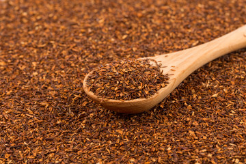 Heap of dry rooibos tea