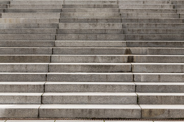 Abstract modern concrete stairs