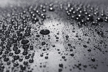 Water drops on a rough surface, texture background