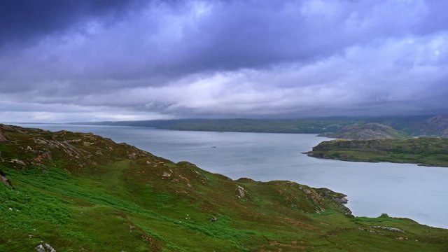 View On Loch Ewe, Poolewe, Scotland - Graded Version