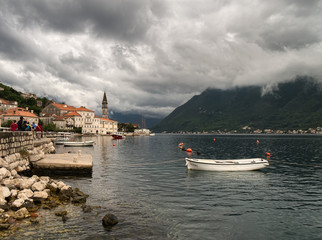 Naklejka premium Sea view of Croatia. Dubrovnik. Cavtat.