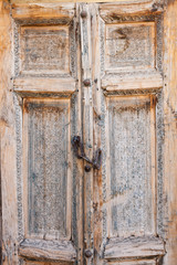Old door in Bukhara, Uzbekistan