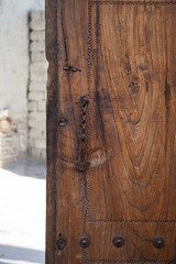 Old door in Bukhara, Uzbekistan