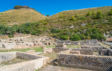 Tiberio's Villa, roman ruins near Sperlonga, Latina province, Lazio, central Italy.