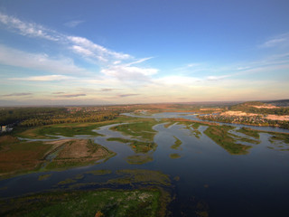 river island view from the top.