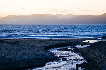 Fototapeta premium San Francisco bay at sunset