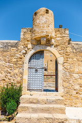 Fototapeta na wymiar View of the historic venetian fort of Kazarma. Sitia, Crete