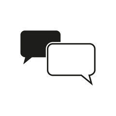 Naklejka premium Dialogue icon. Vector.