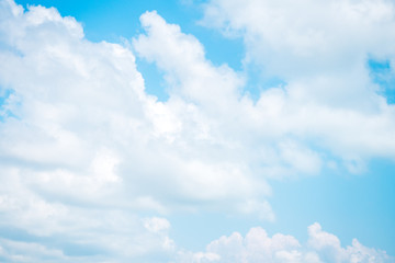 Obraz premium Blue sky clouds background