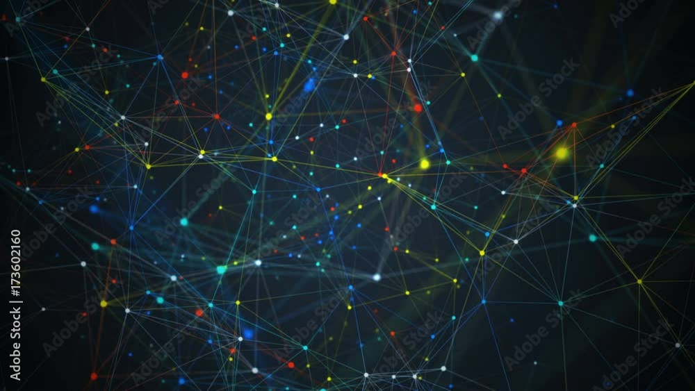 Canvas Prints abstract network connection background. technology and connectivity concept. molecule and communicat