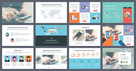 Elements of infographics for presentations templates. Annual report, leaflet, book cover design. Brochure layout, flyer template design. Corporate report, advertising template in vector Illustration. 