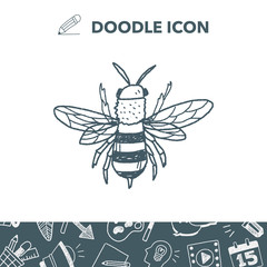bee doodle