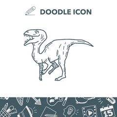 dinosaur doodle