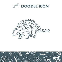 dinosaur doodle