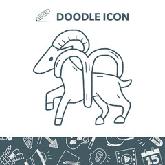 aries Constellation doodle