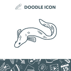 Eel doodle