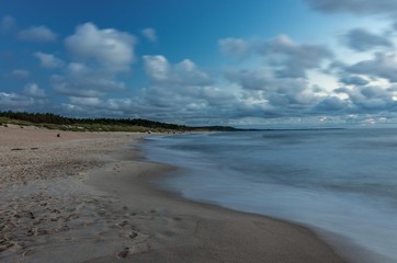 Baltic seascape at sunset, Poland