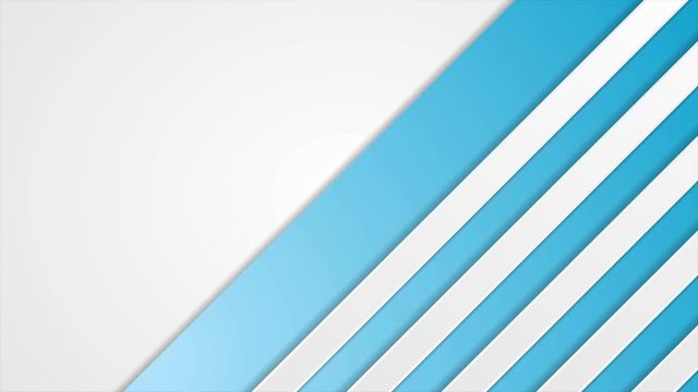 Blue and white striped abstract tech motion design. Seamless looping. Video animation Ultra HD 4K 3840x2160
