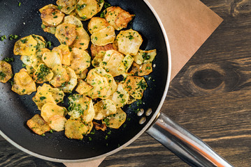 fried potatoes