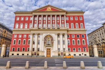 The building of the Moscow City Administration on Tverskaya Street