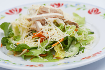 salad with chicken