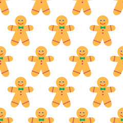 Gingerbread man pattern