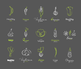 Logo series - Vegetables 4