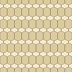 Shaded decorative geometric tile seamless vector pattern
