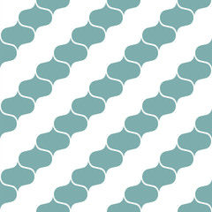 Shaded decorative geometric tile seamless vector pattern