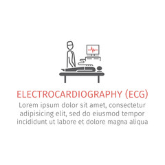 Electrocardiography icon