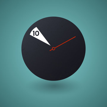 minimal watch clok concept