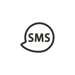 SMS vector icon.