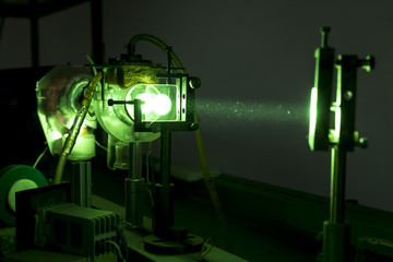 Powerful industrial green LASER for research