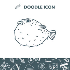 Puffer doodle