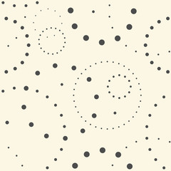 Modern Circle Background. Abstract Fabric Pattern