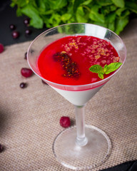  Panna cotta is a national Italian dessert that first appeared in Piedmont