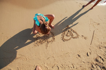 Childhood Summer Travel Beach