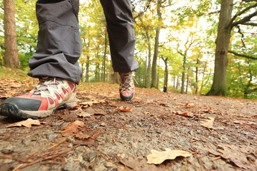close up of man foot