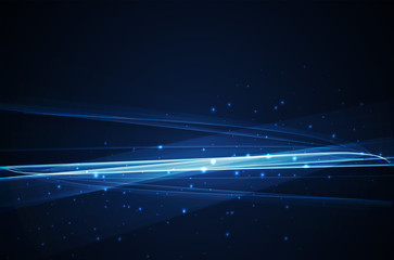 Bright wavy background with lights