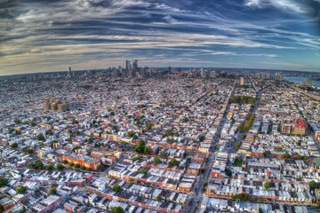 Aerial View Of Philadelphia PA