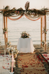 Wedding beach love