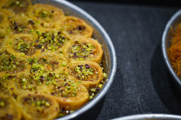 turkish baklava - delights, sweets
