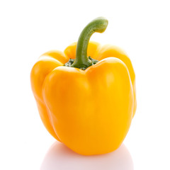 Sweet yellow pepper isolated
