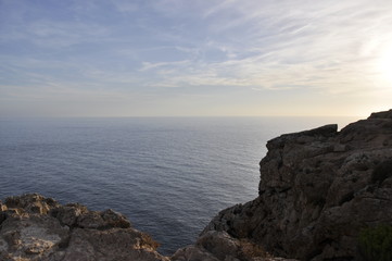 Klippe am Meer