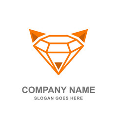 3D Diamond Technology Jewelry Logo Vector Icon