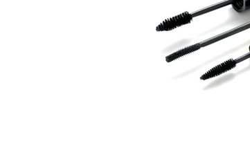 Cosmetics on a white background